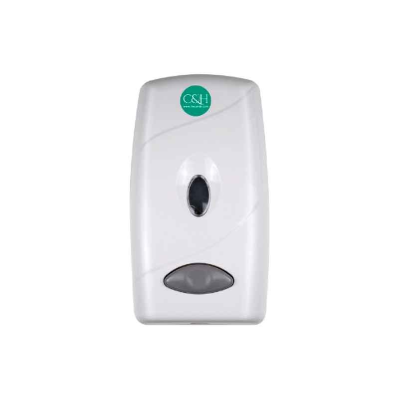 C & H White ABS Soap Dispenser White, 810