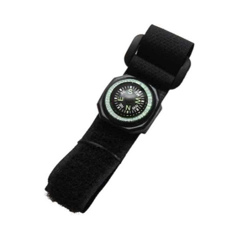 Coghlans 909J 2.2cm Black & Green Waterproof Wrist Compass