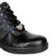 Liberty Warrior Leather Steel Toe High Ankle Black Work Safety Shoes, 98-02-SSBA, Size: 6