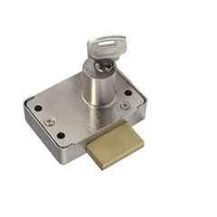 Bonus CB-45 32mm Mild Steel Silver Nickel Finish Cupboard Lock