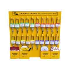Lukko Safety Padlock, Hasp, Pen & Tags Station Lockout Kit-III, LS-O57