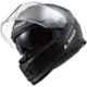 LS2 FF800 Storm Solid Black Full Face Helmet, LS2HFF800SSBML, Size: L