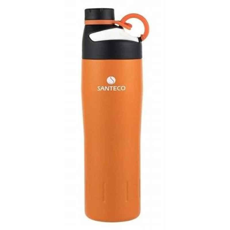 Haers 590ml Stainless Steel Orange Oural Sports Bottle, HD-590-32-ORG