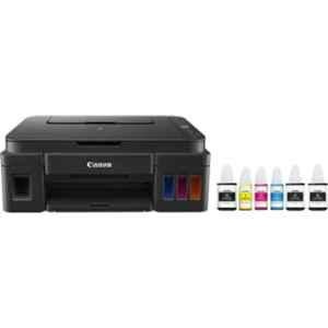 Canon PIXMA G2012 Multi Function USB Colour Mega Ink Tank Printer with 6 Ink Bottle