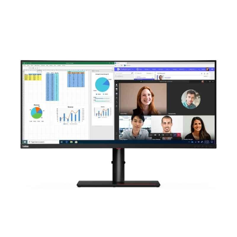 Lenovo ThinkVision P40W-20 39.7 inch Black WUHD IPS Monitor, 62C1GAT6UK