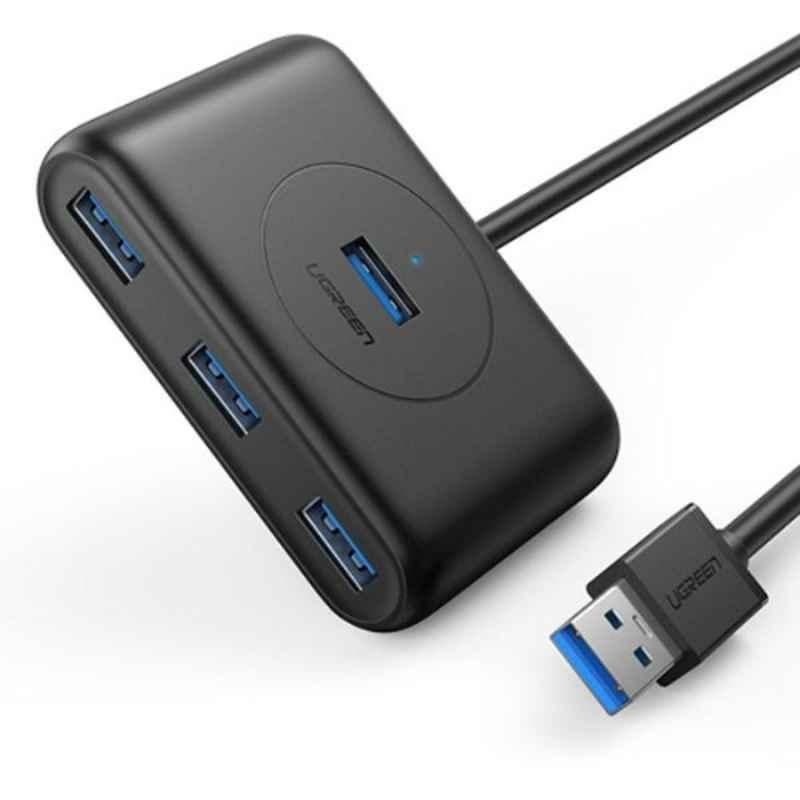 UGREEN 5Gbps Black 4-in-1 USB3.0 Data Hub, CR113-20291B