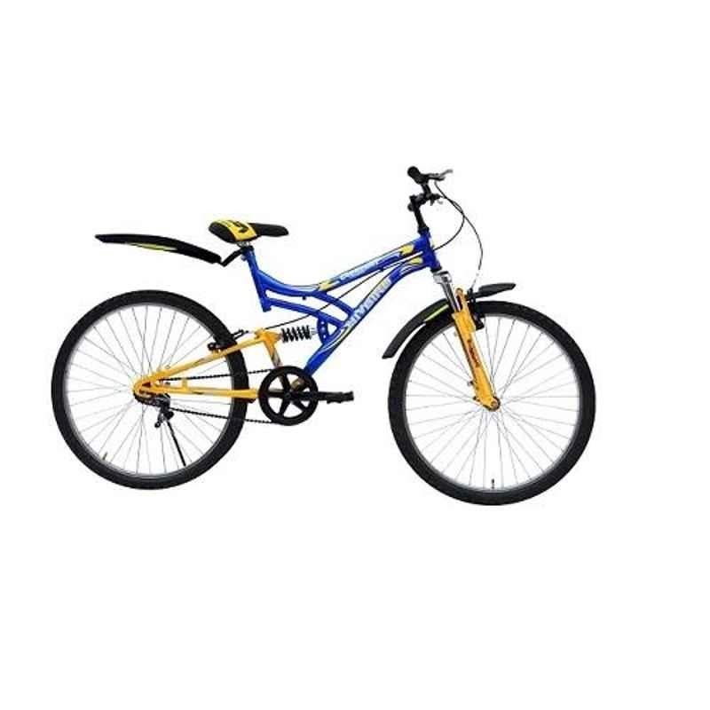 Blue and discount yellow mountain bike