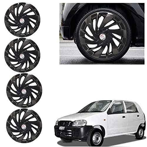 Buy Auto Pearl 4 Pcs 12 inch ABS Black Car Wheel Cover Set for Maruti Suzuki Alto Online At Price 1095
