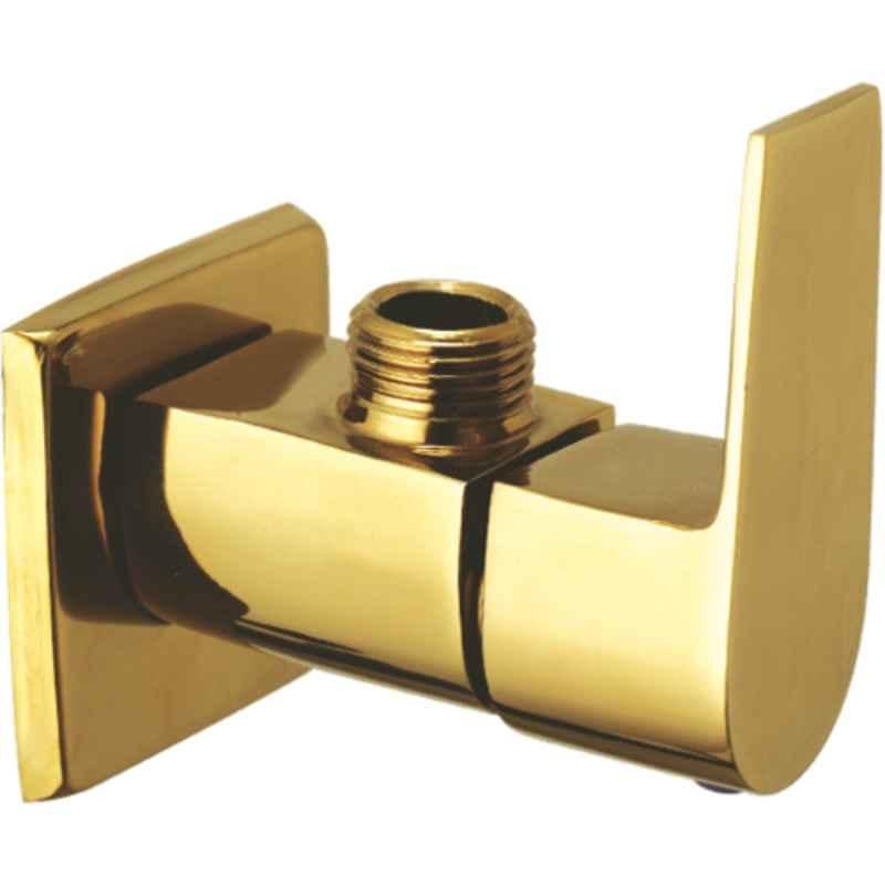 Azaro Brass Gold Plated Angle Cock, ORA-103