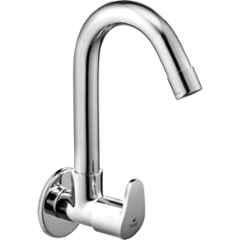 Sparsh Pearl NOVA-2407 Brass Silver Sink Tap for Bathroom & Kitchen