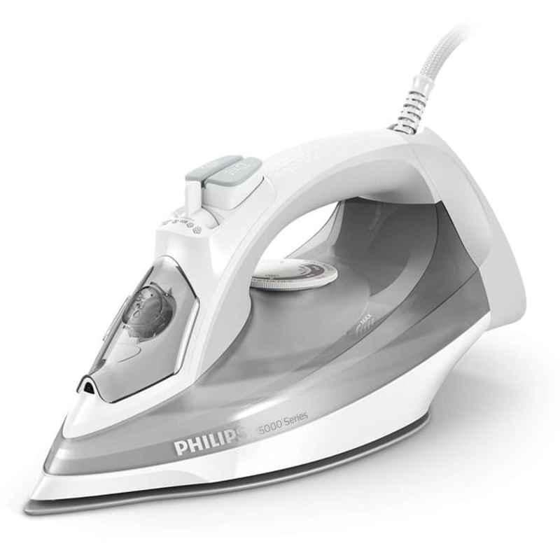 Philips 5000 Series 320ml 2400W Grey & White Steam Iron, DST5010/16