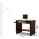 The Attic 80x50x78cm Mango Wood Walnut Ivins Computer Table, KL-1178