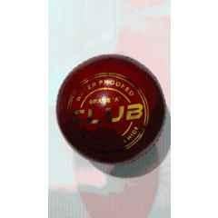 Cricket Kingdom 2 Pcs Club Standard Red Ball Ball Cricket Leather Ball Set