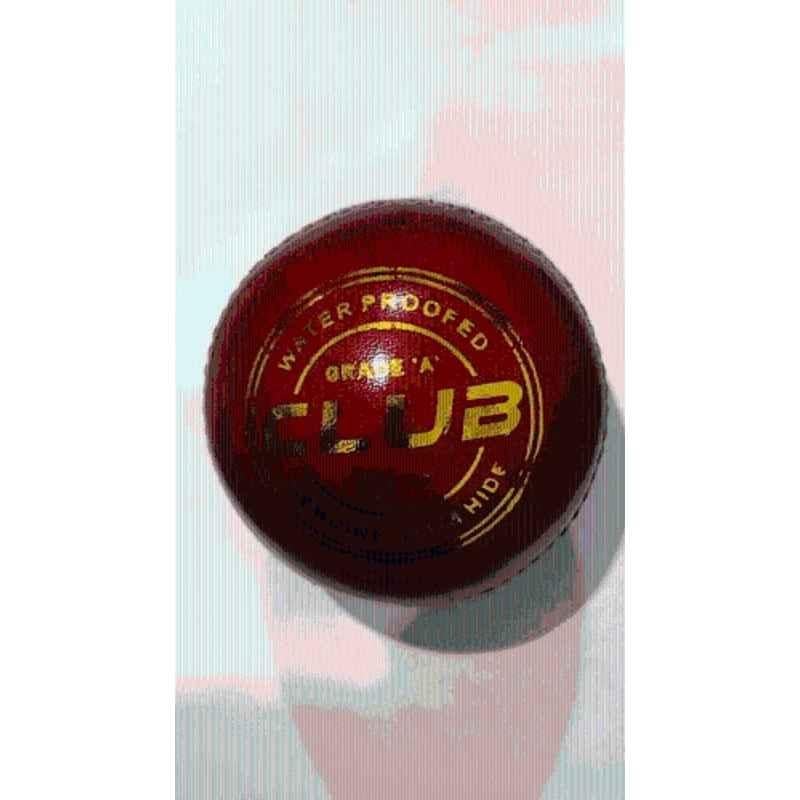 Cricket Kingdom 2 Pcs Club Standard Red Ball Ball Cricket Leather Ball Set