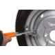 Krost Red & Silver Wheel Balancing Weight Plier Hammer With 11 In 1 Pocket Tool, 250mm