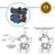 Varuna VMSPB D 0.5 H2 0.5HP Single Phase Pressure Booster Pump