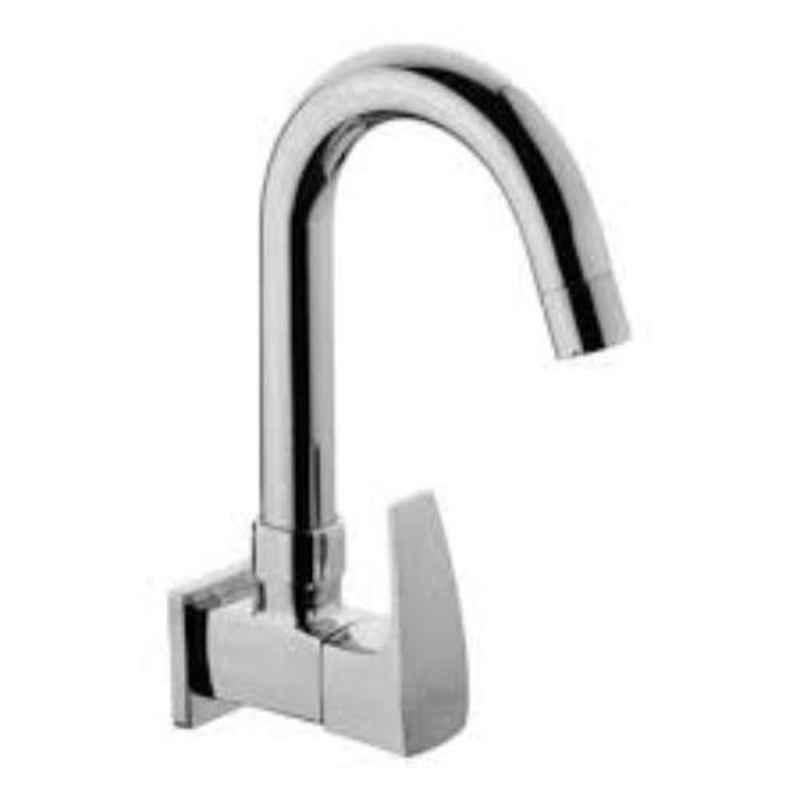 Hindware Avior Chrome Brass Sink Cock with Swivel Spout (WM), F520023