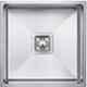 Crocodile 18x16x10 inch Single Bowl Stainless Steel Square Hi Gloss Finish Kitchen Sink