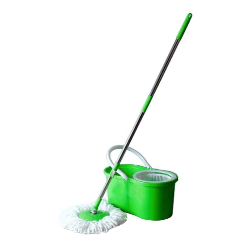 Gebi Super 7L Dark Green Microfiber Spin Cleaning Mop, 116