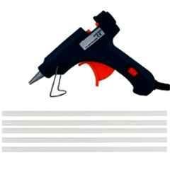 Bandook 20W Black Glue Gun with 5 Pcs Transparent Glue Sticks