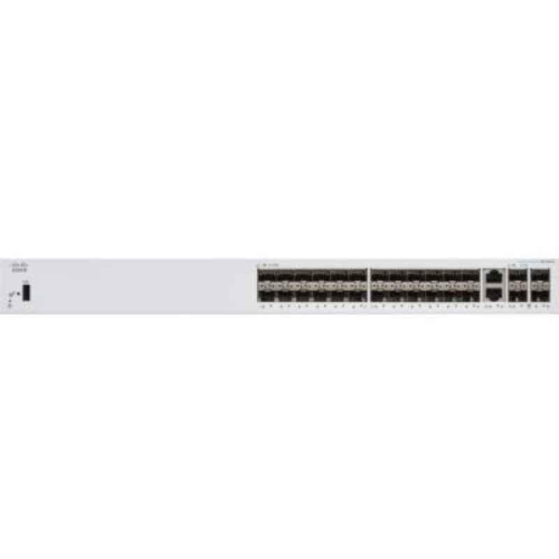 Cisco Business 220 Series 24 Ports GE PoE 4x10G SFP+ White Smart Network Switch, CBS22024P4X