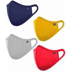 Wellstar 4 Pcs Cotton Reuseable Face Mask Set for Unisex, MASK2636