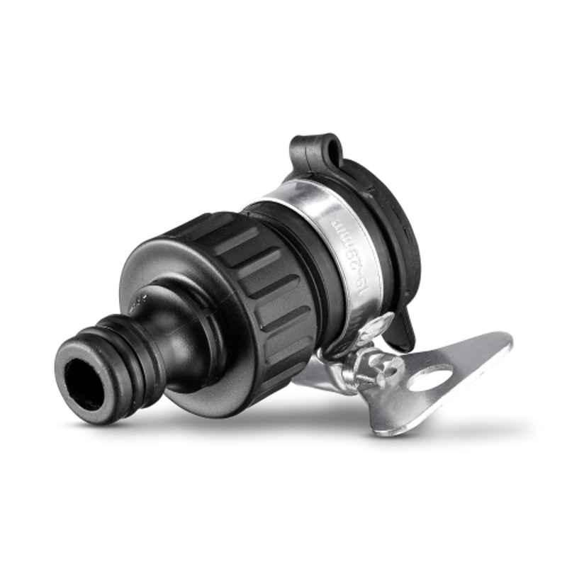 Karcher 2.01x2.01x3.99cm Heavy Duty Plastic Outdoor Tap Adapter without Thread