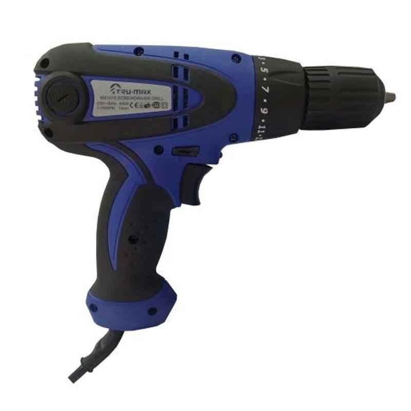 Trumax 400W Blue Heavy Duty Electric Screwdriver Drill with LED Light, MX1015