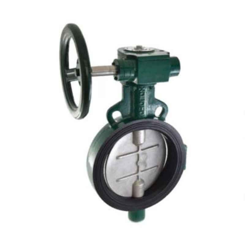 Zoloto 250mm Gear Operated Wafer Type PN 1.6 Butterfly Valve with Disc, 1078C