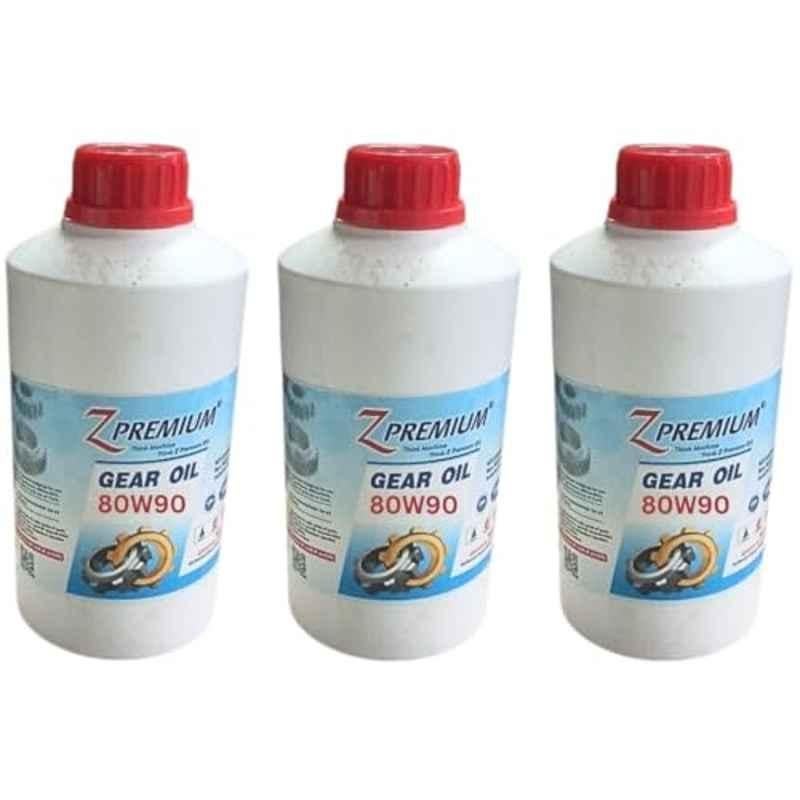 Z Premium 80W90 1 Litre Gear Oil (Pack of 3)