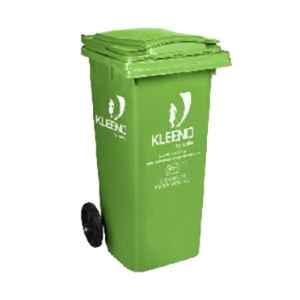 Cello Kleeno 120L HDPE Green Dustbin with Wheel, CDB120