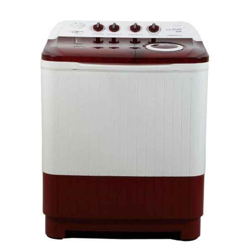Lloyd Novel 7.5kg Red Semi Automatic Top Load Washing Machine, LWMS75RA1