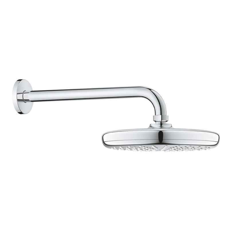 Buy Grohe New Tempesta 210 Brass Chrome Finish Head Shower with Arm