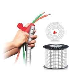 Noveau Safe-T-1ST 22mm 10m Virgin HDPE White Cable Zipper, NSFZ22WT0010