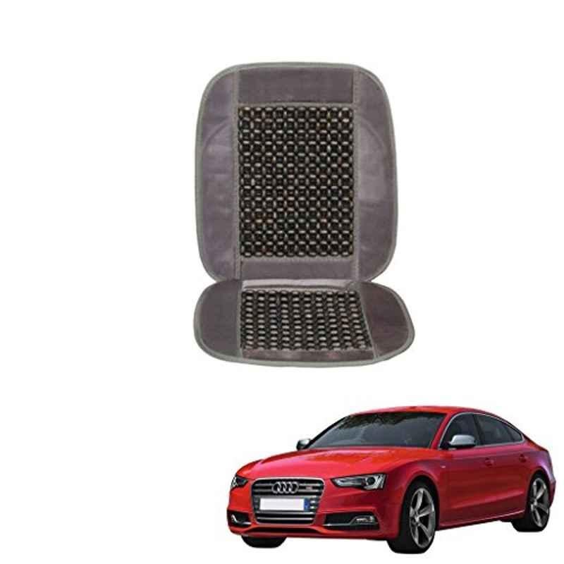 Kozdiko Wooden Beads Car Seat Cushion with Velvet Border for Audi S5