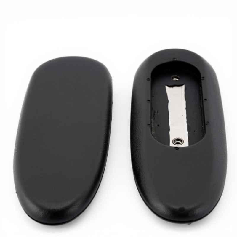 Woodberg 2 Pcs PU Leather Black Armrest Pad Set, WB-PU-ARM-01