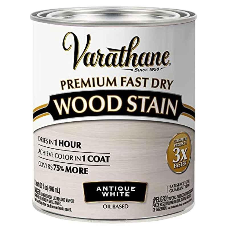 Rust-Oleum Varathane 946ml Antique White Wood Stain Premium Fast Dry Coating, 297424
