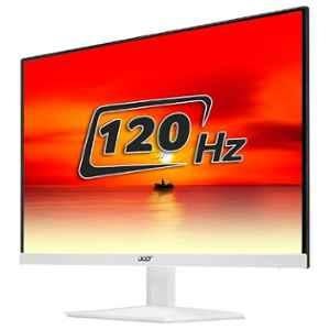 Acer 23.8 Inch Full HD IPS Ultra-Thin Backlight LED White LCD Monitor with 120Hz Refresh Rate, HA240Y G