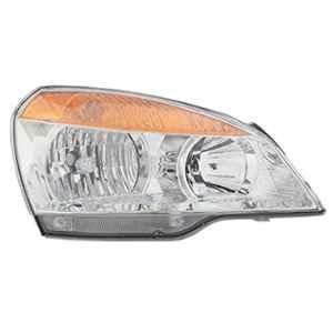 Uno Minda RHS Hard Coated Headlight with Wire & Yellow Lens for TATA Indigo CS, HL-55007AY