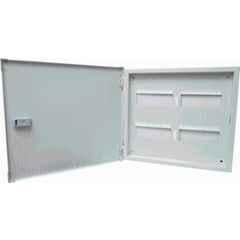 Dewon Electric Steel Grey 8 Way Triple Pole Neutral Double Door Three Phase MCB Distribution Board