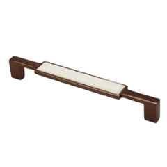 RAB 224mm Zinc Rose Gold & White Drawer Pull Handle, 301 (Pack of 2)