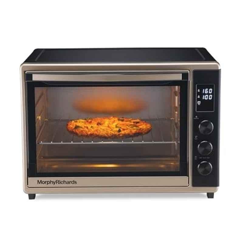 Morphy Richards 52RCD Digi 52 Litre 1800W Champagne Gold & Black Digital Oven Toaster Griller with 2 Years Warranty, 510061