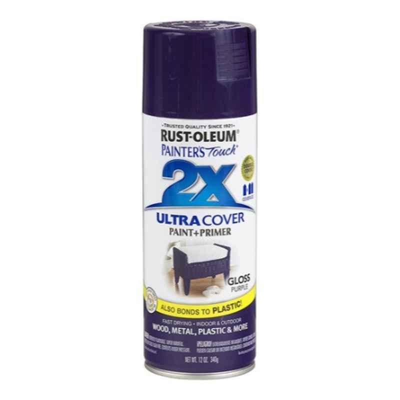 Rust-Oleum Painters Touch 12 Oz Purple 2X Ultra Cover Paint & Primer Spray, 249097