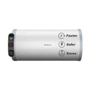 Havells Fabia Slim 10 Litre 2000W White & Blue 4 Star Left Storage Water Heater