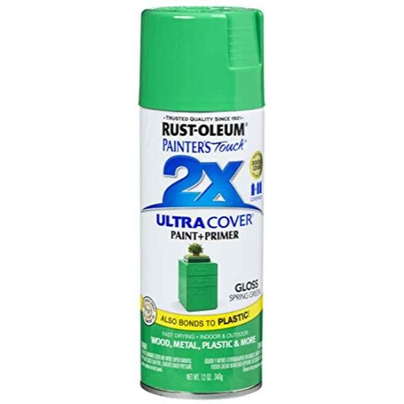 Rust-Oleum Painters Touch 12oz Gloss Spring Green 314751 2X Ultra Cover Paint with Primer Spray