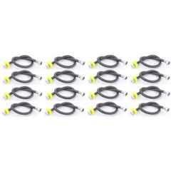 Senkiddpro 24 inch Stainless Steel Black Connection Pipe (Pack of 16)