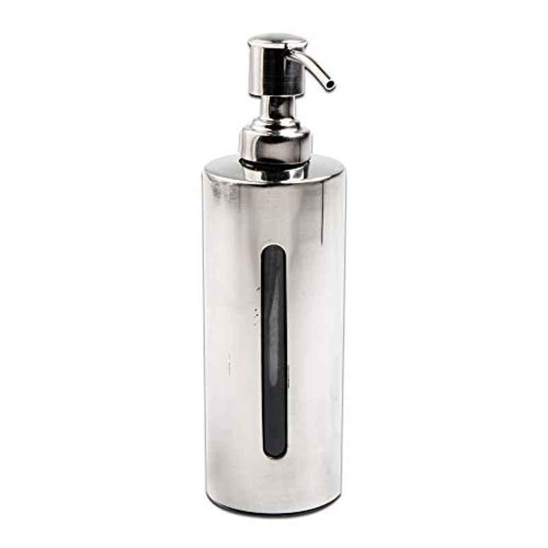 ZAP Alloy Steel Chrome Finish Oval Soap Dispenser