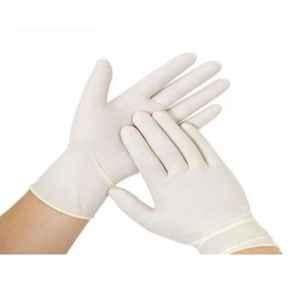 Mastership 50 Pairs 10 inch Non Sterile White Surgical Hand Gloves Box (Pack of 20)