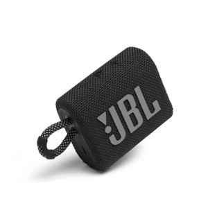 JBL Go 3 Black Waterproof Ultra Portable Bluetooth Speaker without Mic