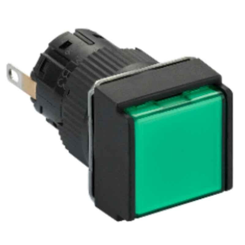 Schneider Harmony 5A 2Oc Black Round Flush Monolithic Push Button, XB6EAA22P